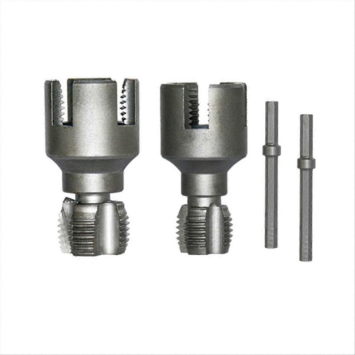 DN15 DN20 Pipe Threading Tool Hex Shank Die Internal External Threads