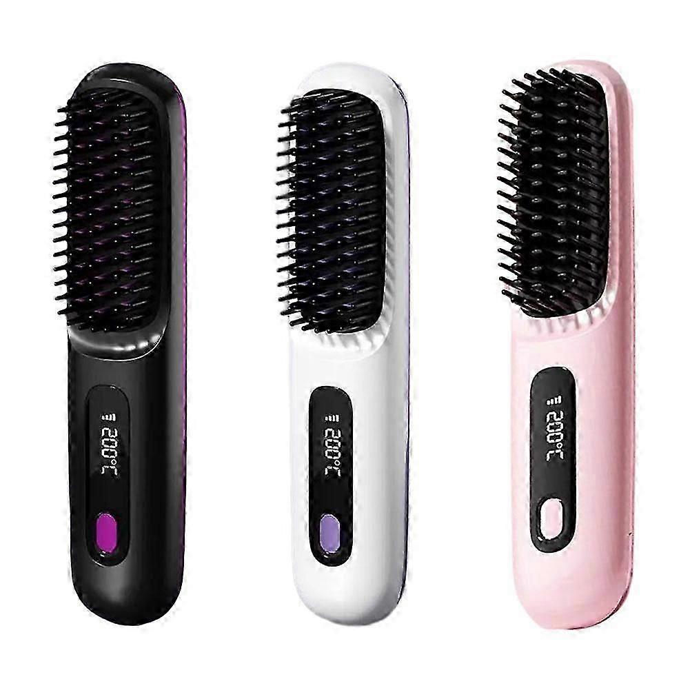 Plancha de pelo inalámbrica recargable Brush Pro Numoya