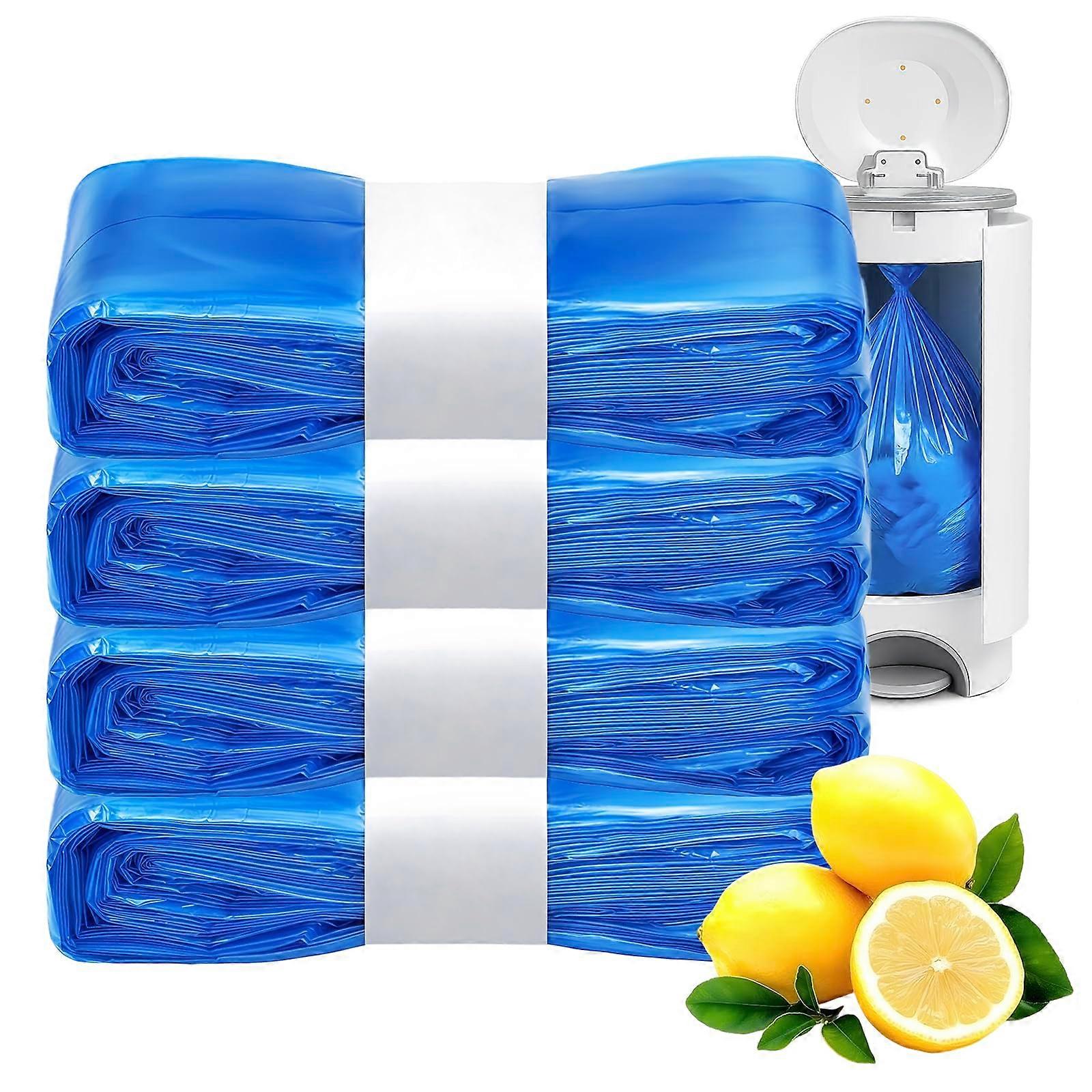 Diaper Pail Refill Bags 4Pack Leak Resistant Odor Control Liners Universal Fit for Multiple Brands
