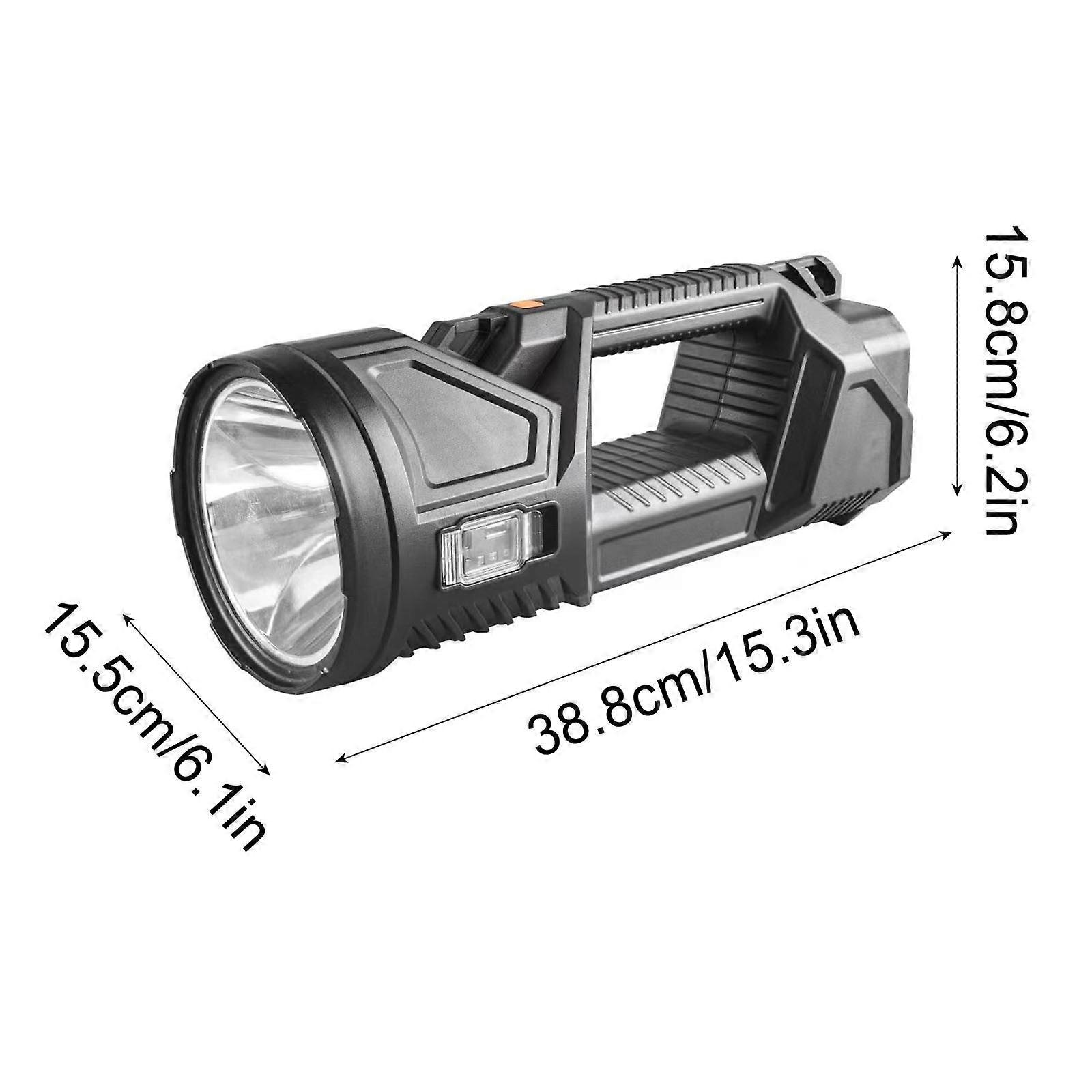 VALSEEL Rechargeable Flashlights Super Bright Double-Head, High Lumens LED, Long Lasting Portable Flashlight
