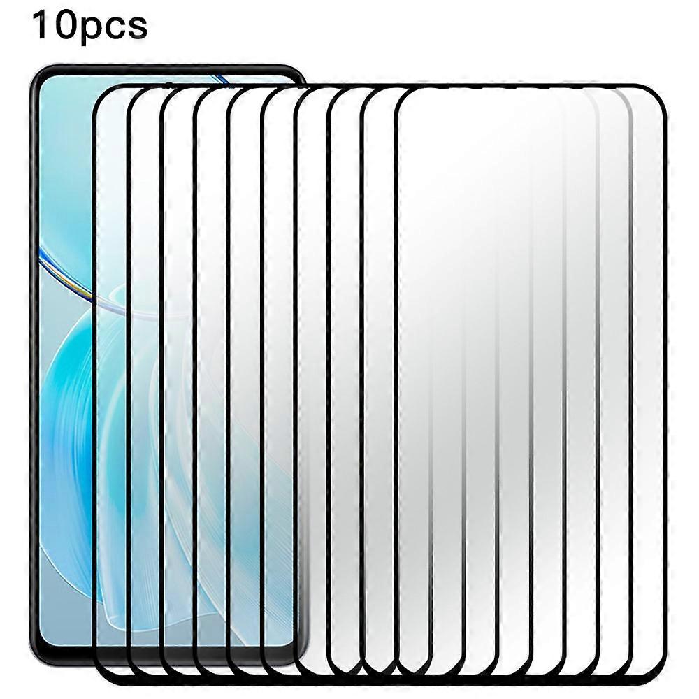 RURIHAI 10Pcsはvivo Y100i 5G 2.5Dフルスクリーンプロテクターフルグルー防爆フィルムに対応