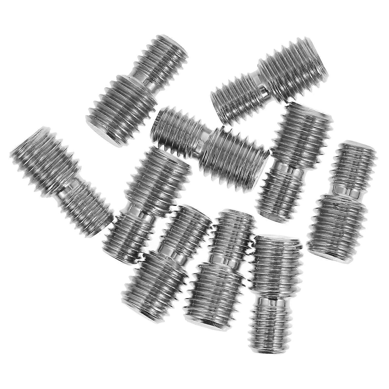 Furniture Hardware Conversion Screws Stainless Steel Thread Adapters 10Pcs