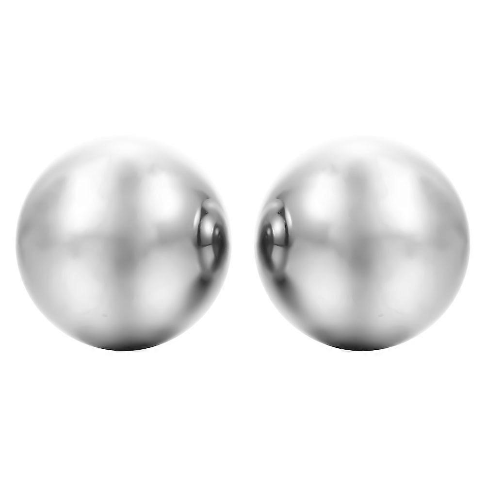 Rolling Ball Baoding Balls for Hand Exercise Therapy 2Pairs Stainless Steel Set