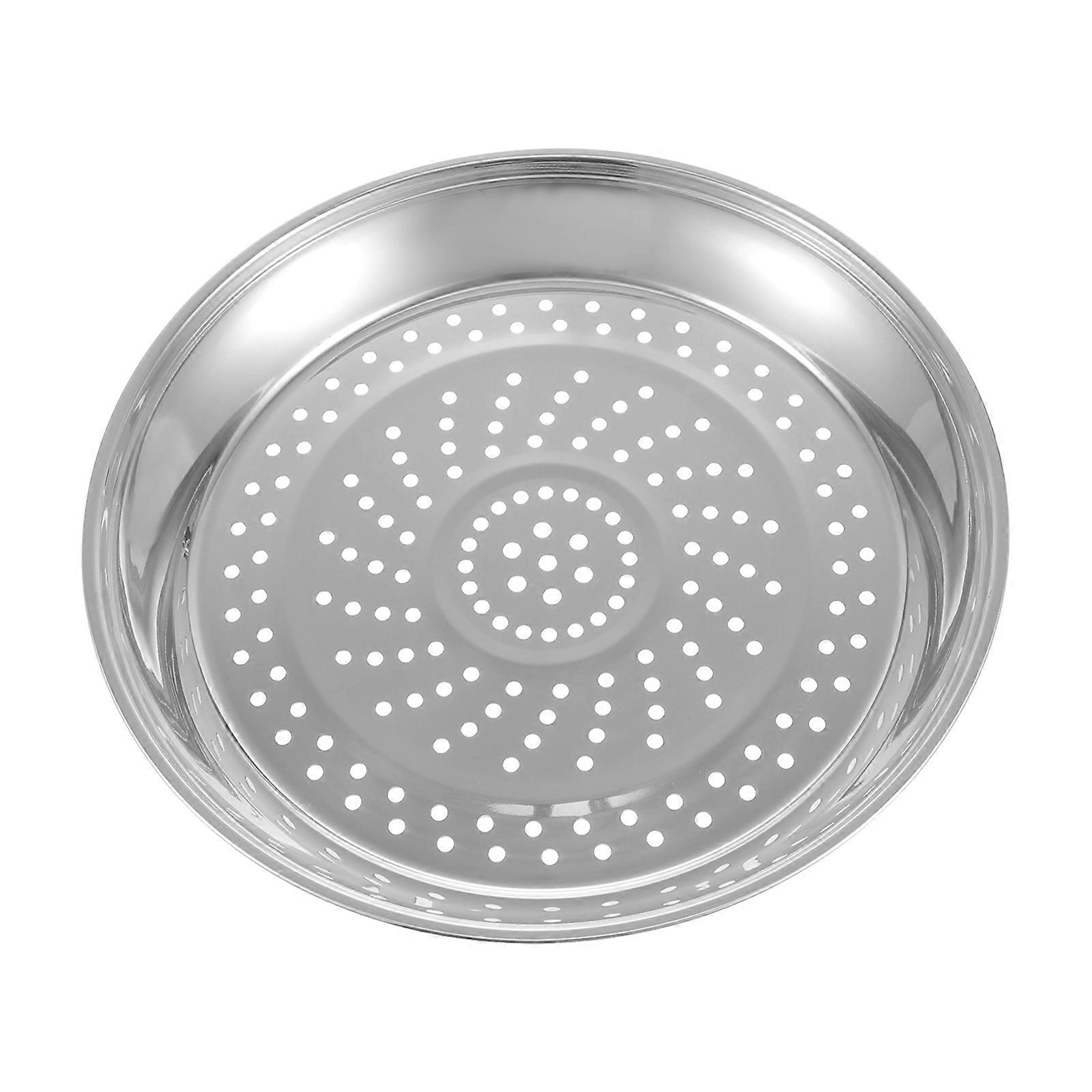 3Pcs Stainless Steel Food Steamer Multi-Function Cooking Plate