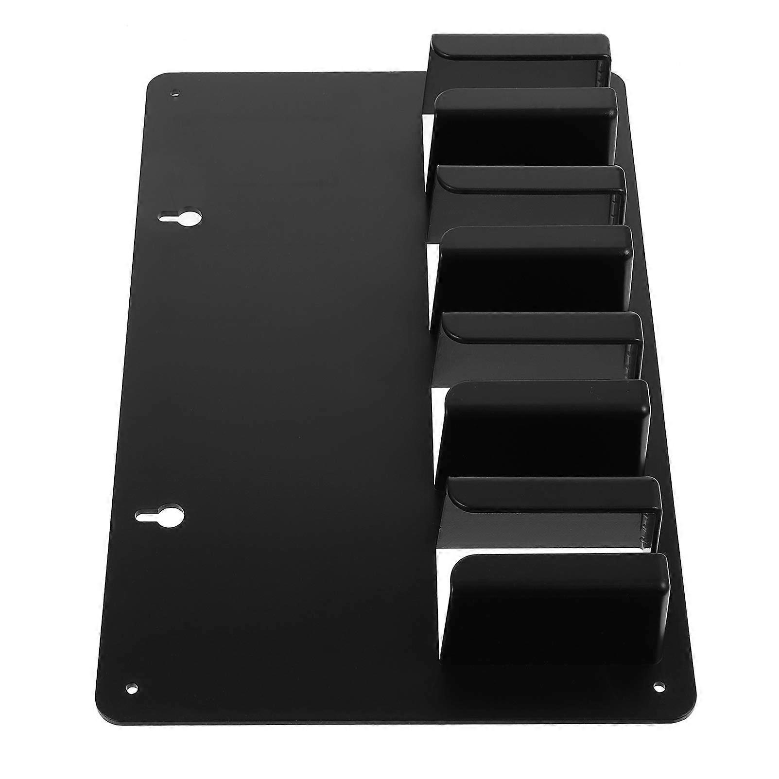 Hair Clipper Holder Wall Mounted Durable Barber Tools Organizer for MultiScene Use  Gloss