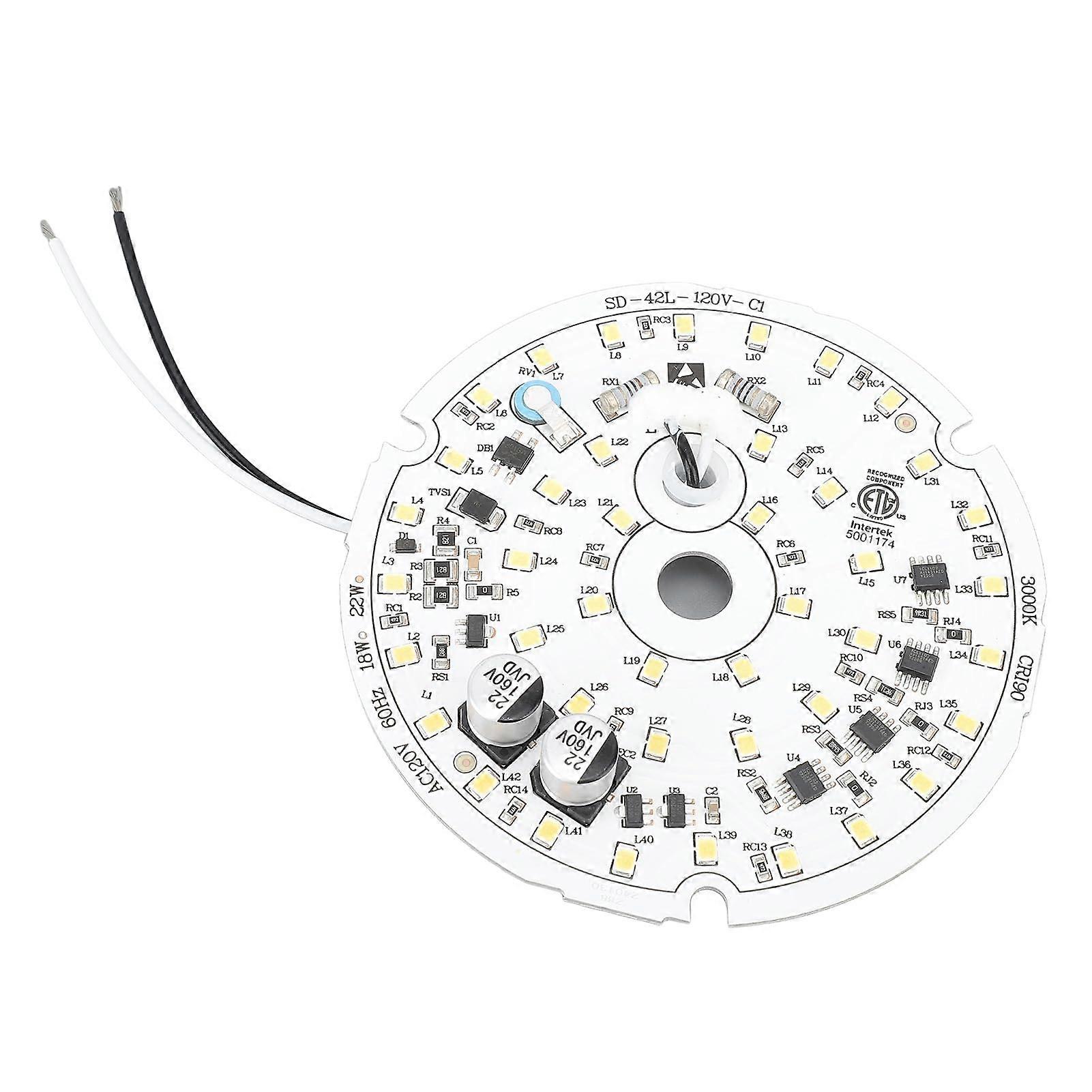 3.93 inch Dimmable LED Ceiling Fan Light Kit 18W 2000LM Warm White 3000K with Memory Function
