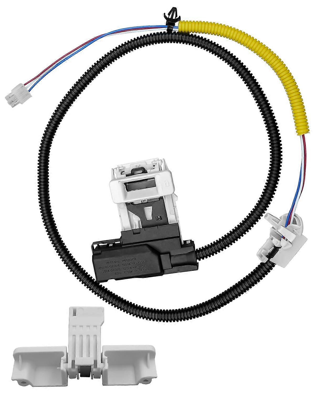 Washer Lid Lock Assembly Replacement for Whirlpool Maytag W11307244 MVWC565FW0 Durable