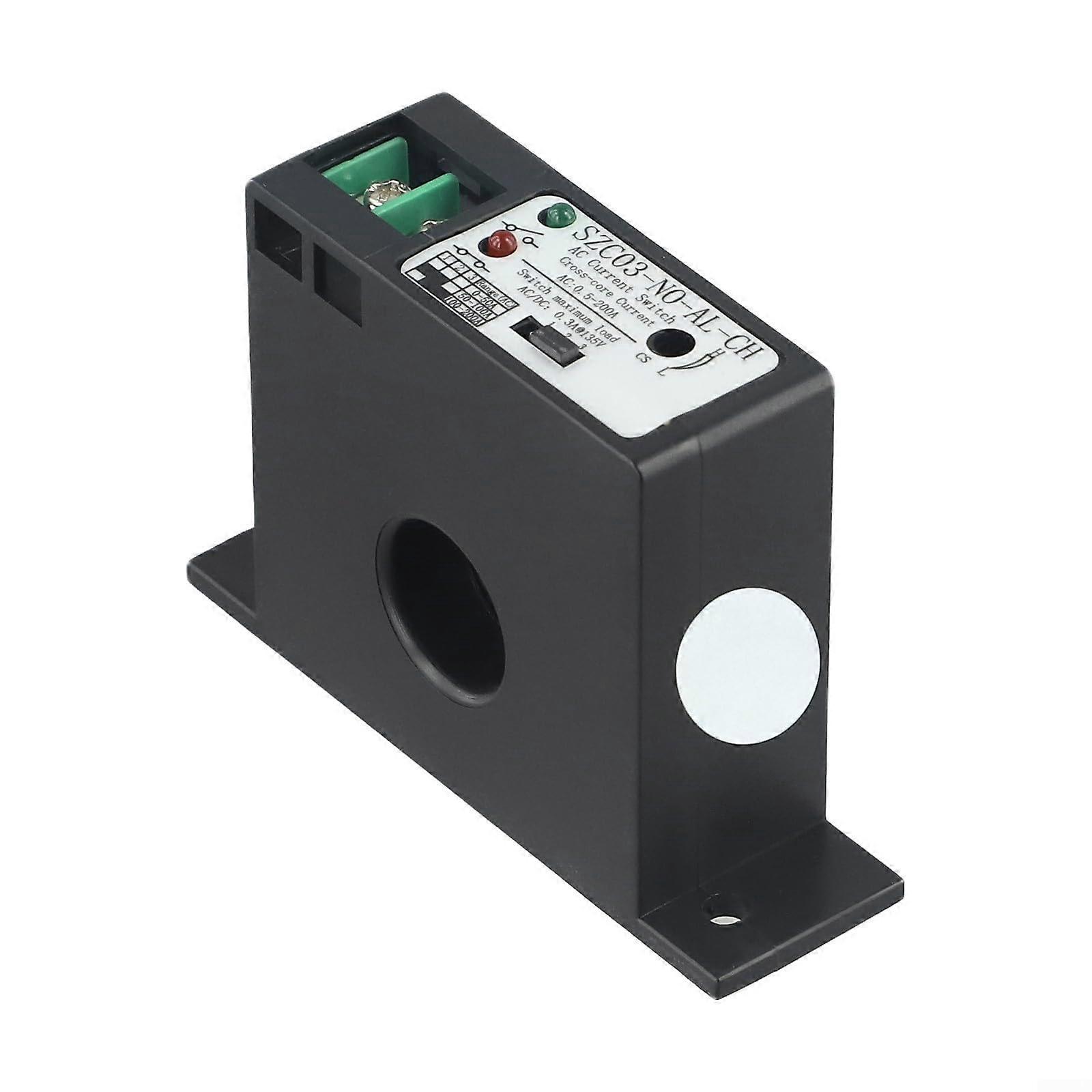 Adjustable AC Current Sensing Switch 5A200A with LED for Motor Overload Protection SZC03