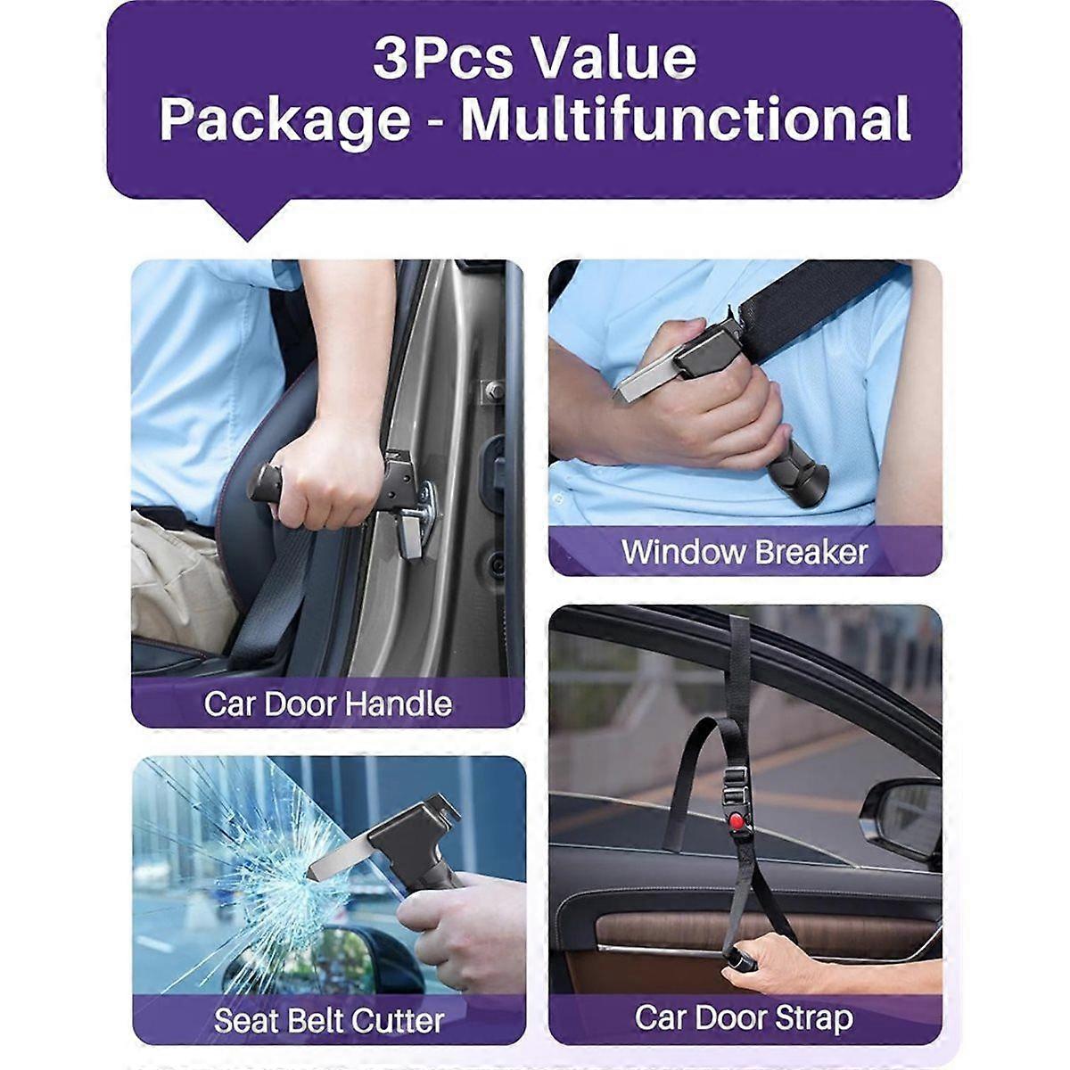 4 in 1 Car Door Handle for Elderly Car Handle Assist Portable Vehicle Support Handle & Auto Cane Sen