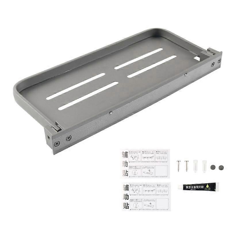 Space Efficient Aluminum Wall Shelf For RVs Organization Foldable Design Easy Access Enhances Interior Storage Solution