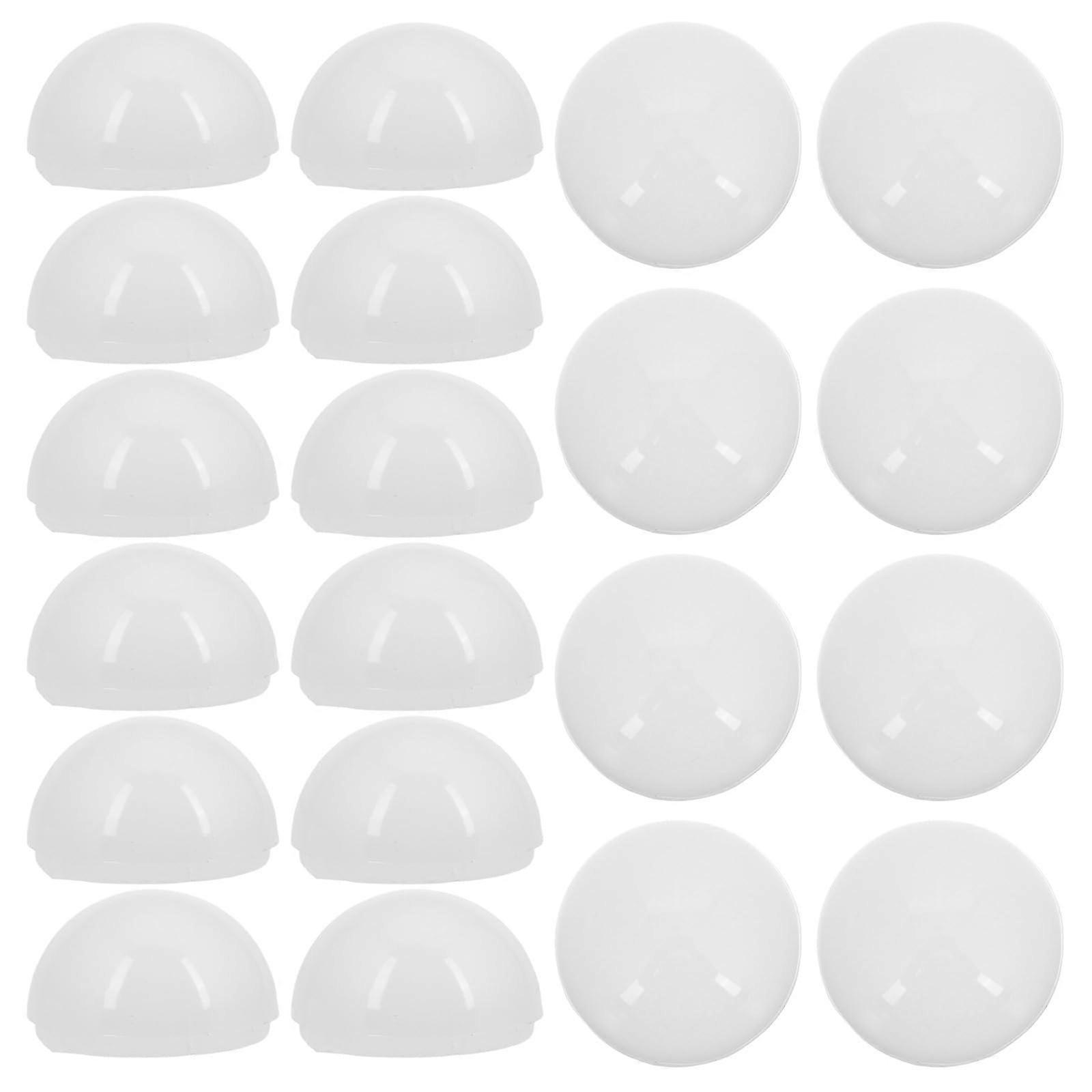 20Pcs Vanity Light Covers Round Half Sphere Shades for Bathroom Makeup Mirror Fixture Replacement