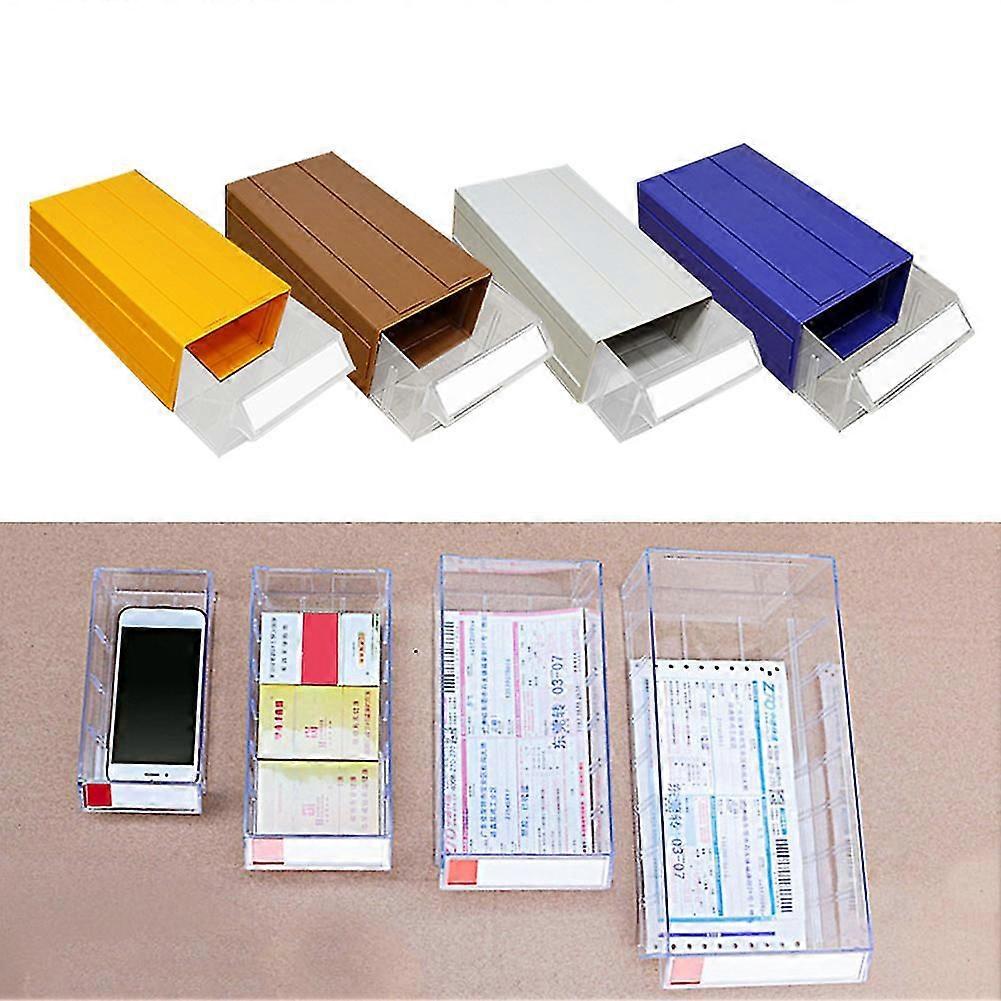 Stackable Plastic Thick Small Parts Cabinet Container Box Drawer Storage Shelf