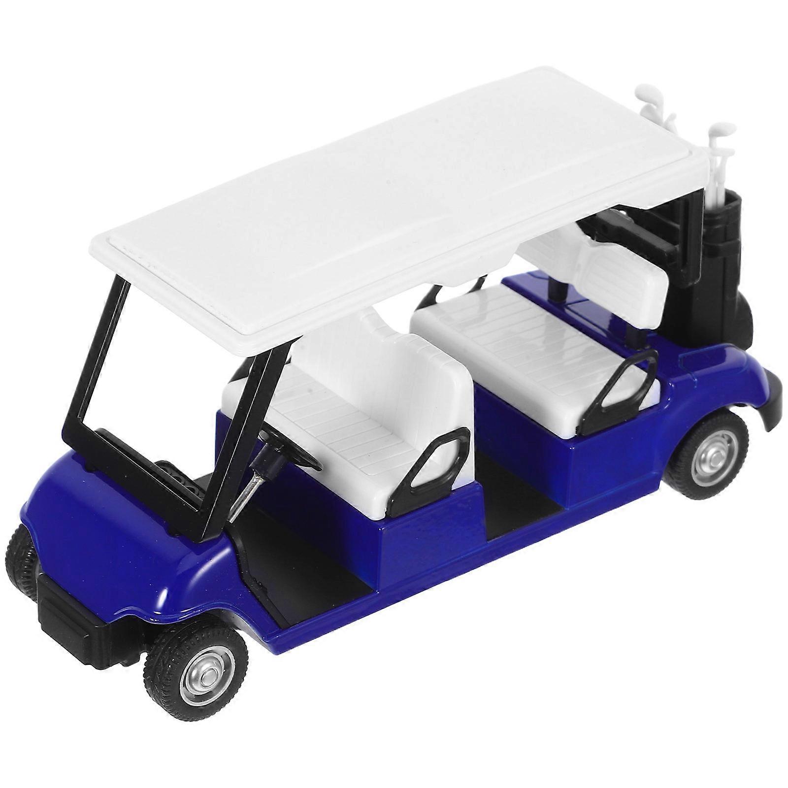 Collectible Diecast Golf Cart Model Pullback Action Toy for Decor