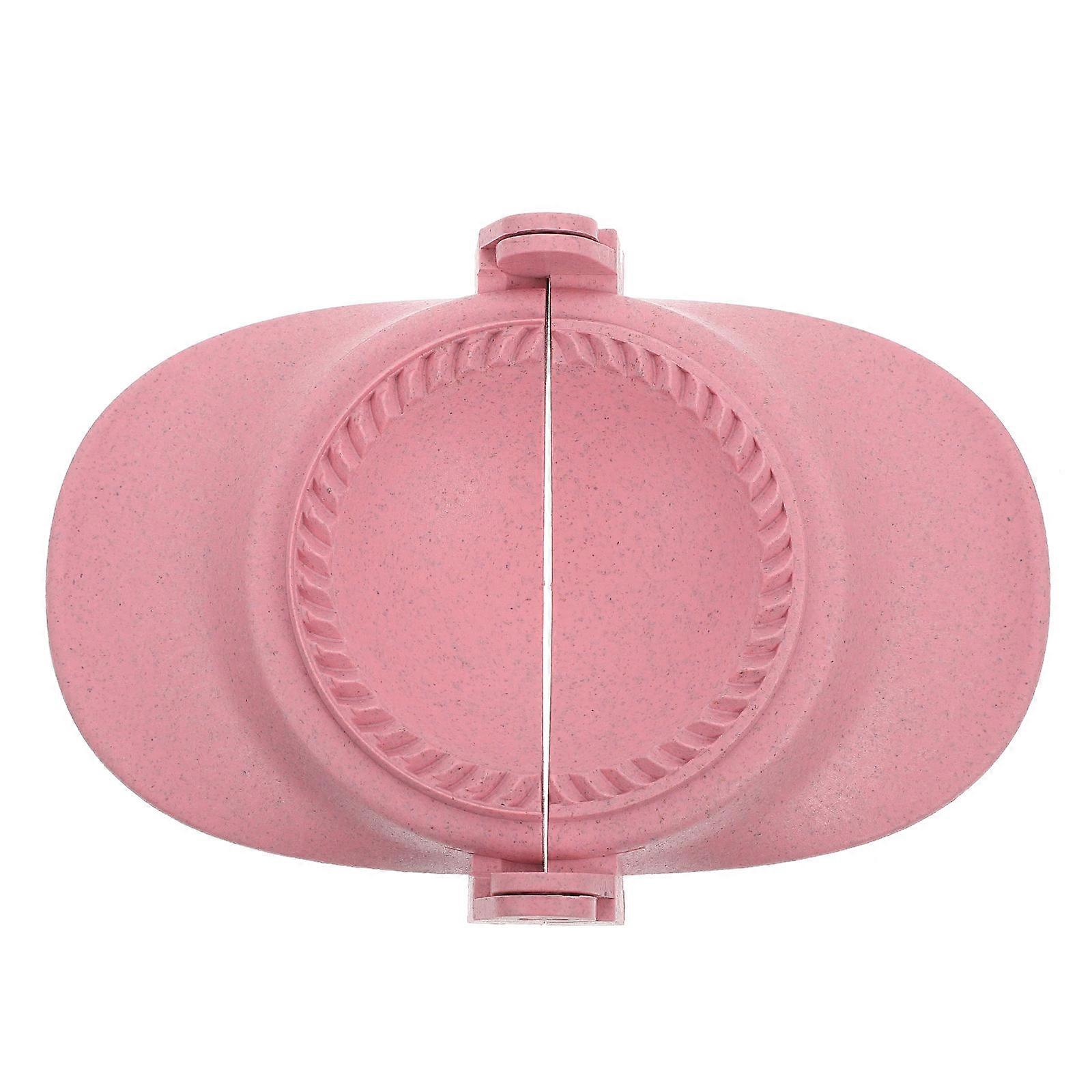 Dumpling Making Tool 1Pc Pink Comfortable Round Handle For Restaurants Children Users