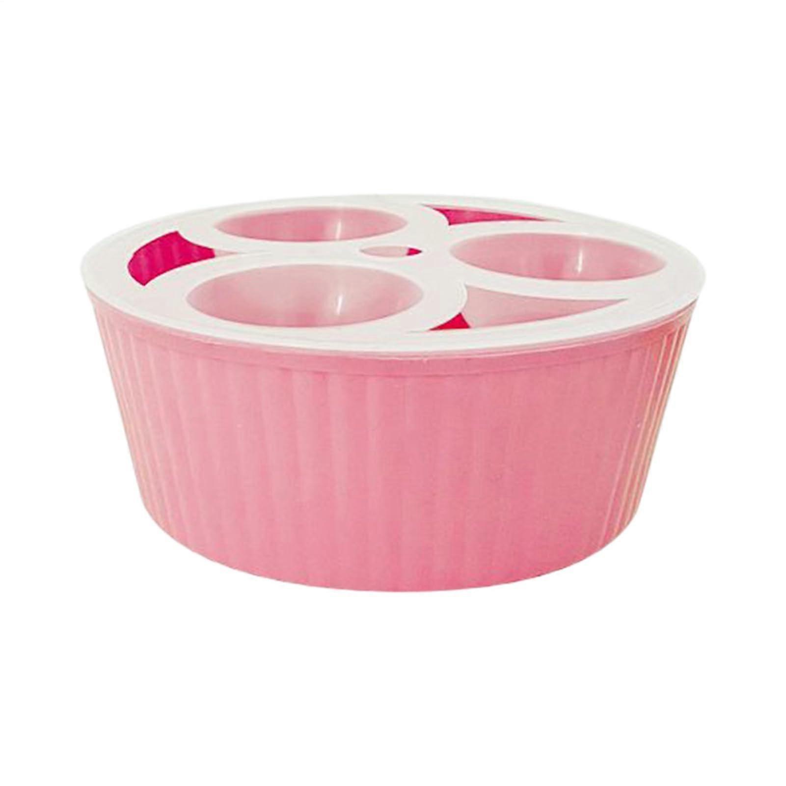 Indoor Hydroponic Planter, 3Hole PP Pot for Hyacinth and Daffodil, Efficient Root Growth