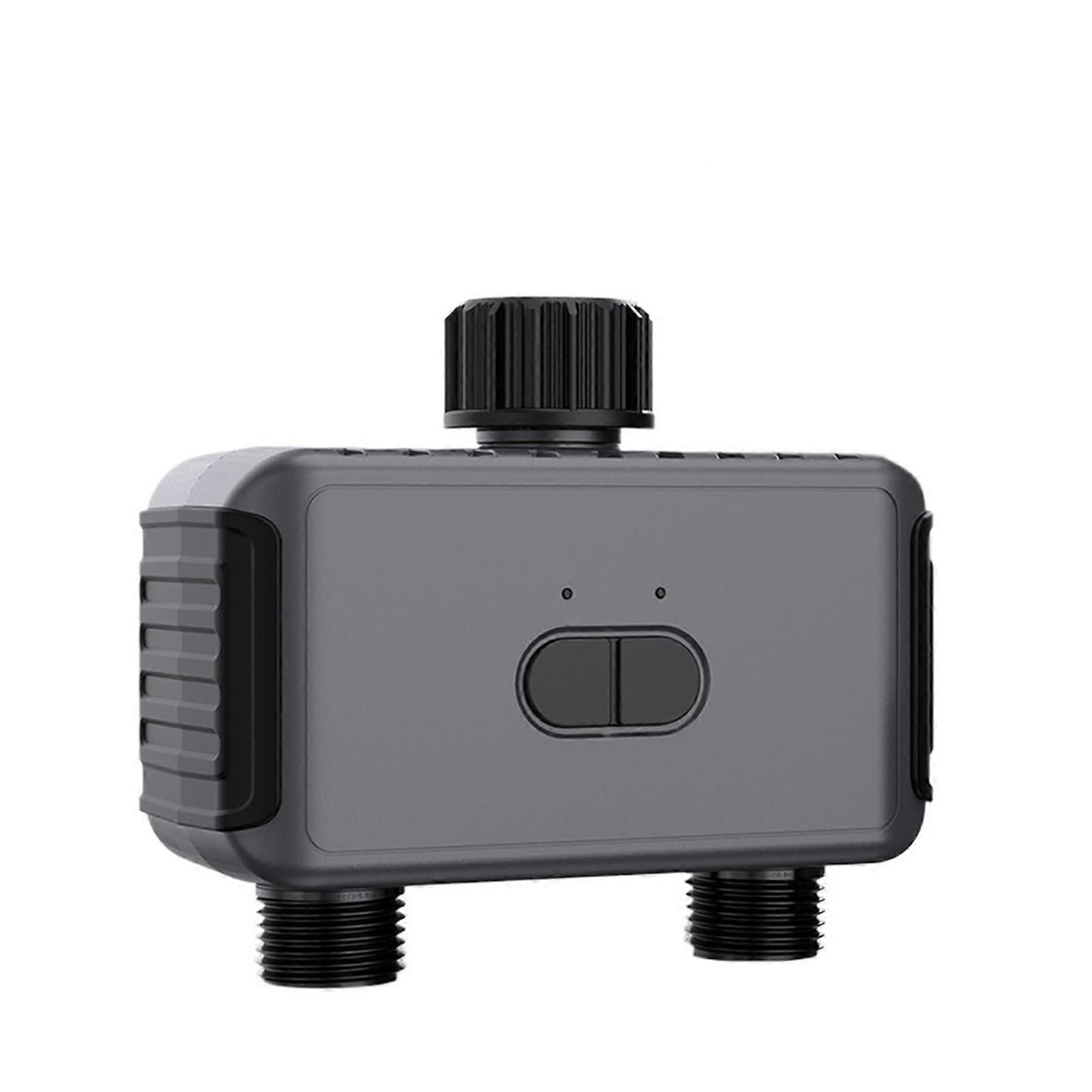 WiFi Smart Garden Water Timer with Rain Delay, Programmable Irrigation Controller for Outdoor