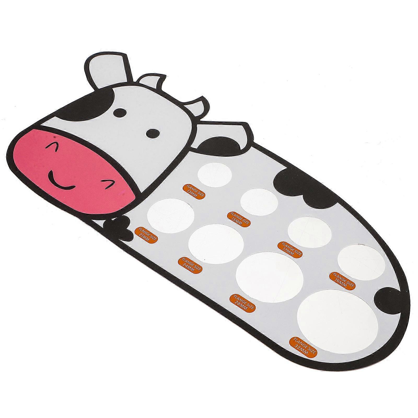 Flange Sizing Guide Nipple Measurement Tool For Breastfeeding Use In Rectangular Shape 22x10cm Size 1Pack