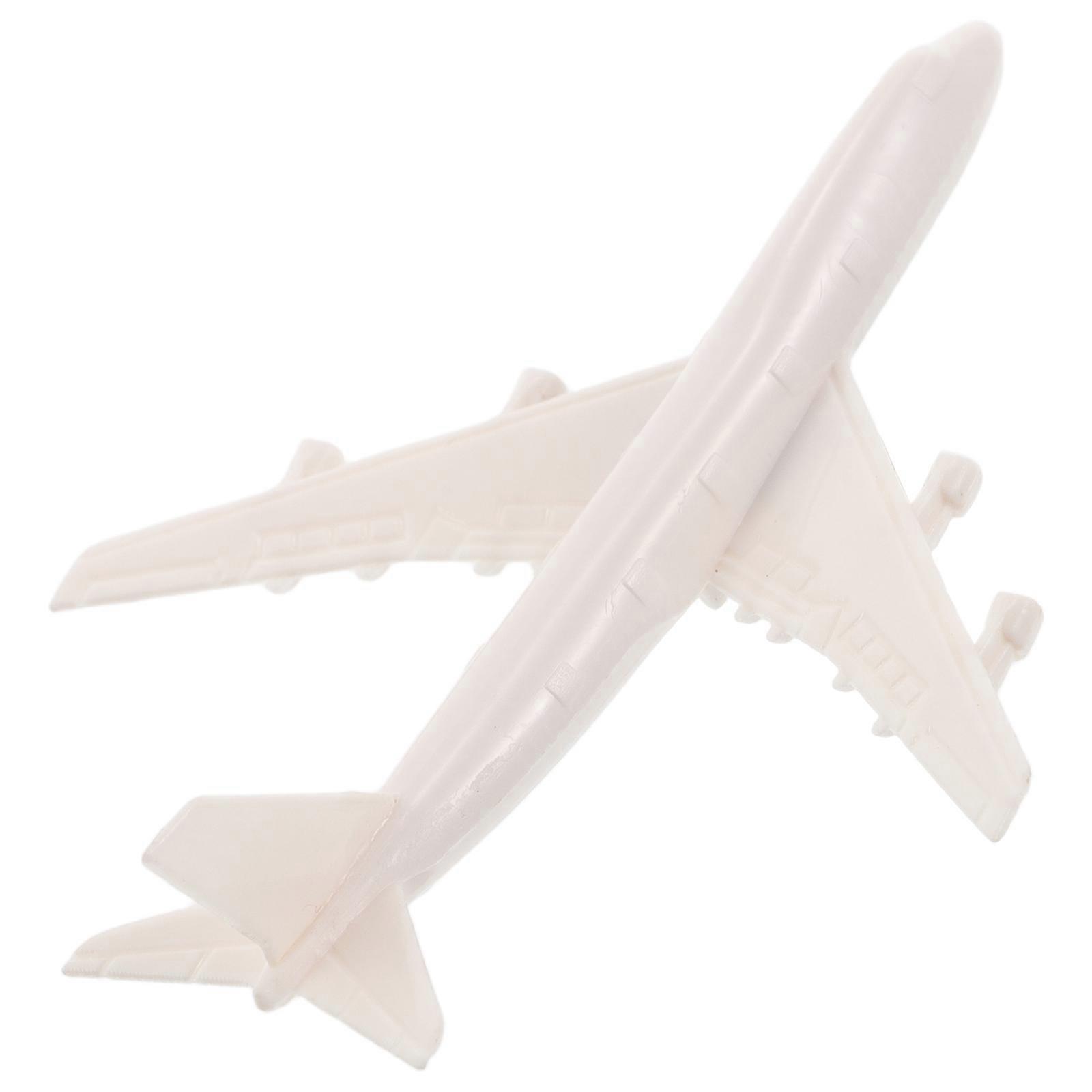 Small Plastic Airplane Model for Architectural Scene Display