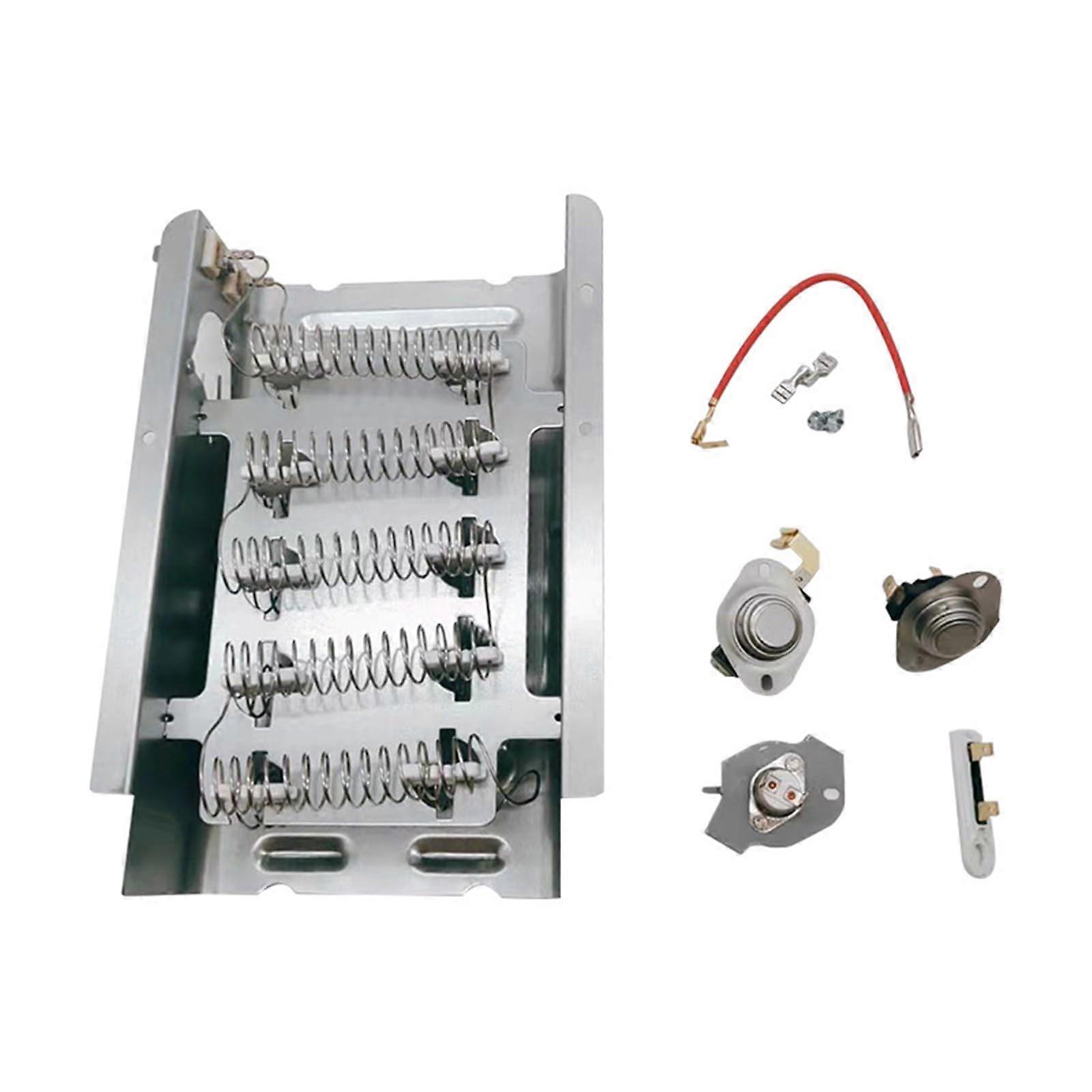 Dryer Heating Element and Thermostat Kit with Quick Drying Energy Saving Universal Compatibility