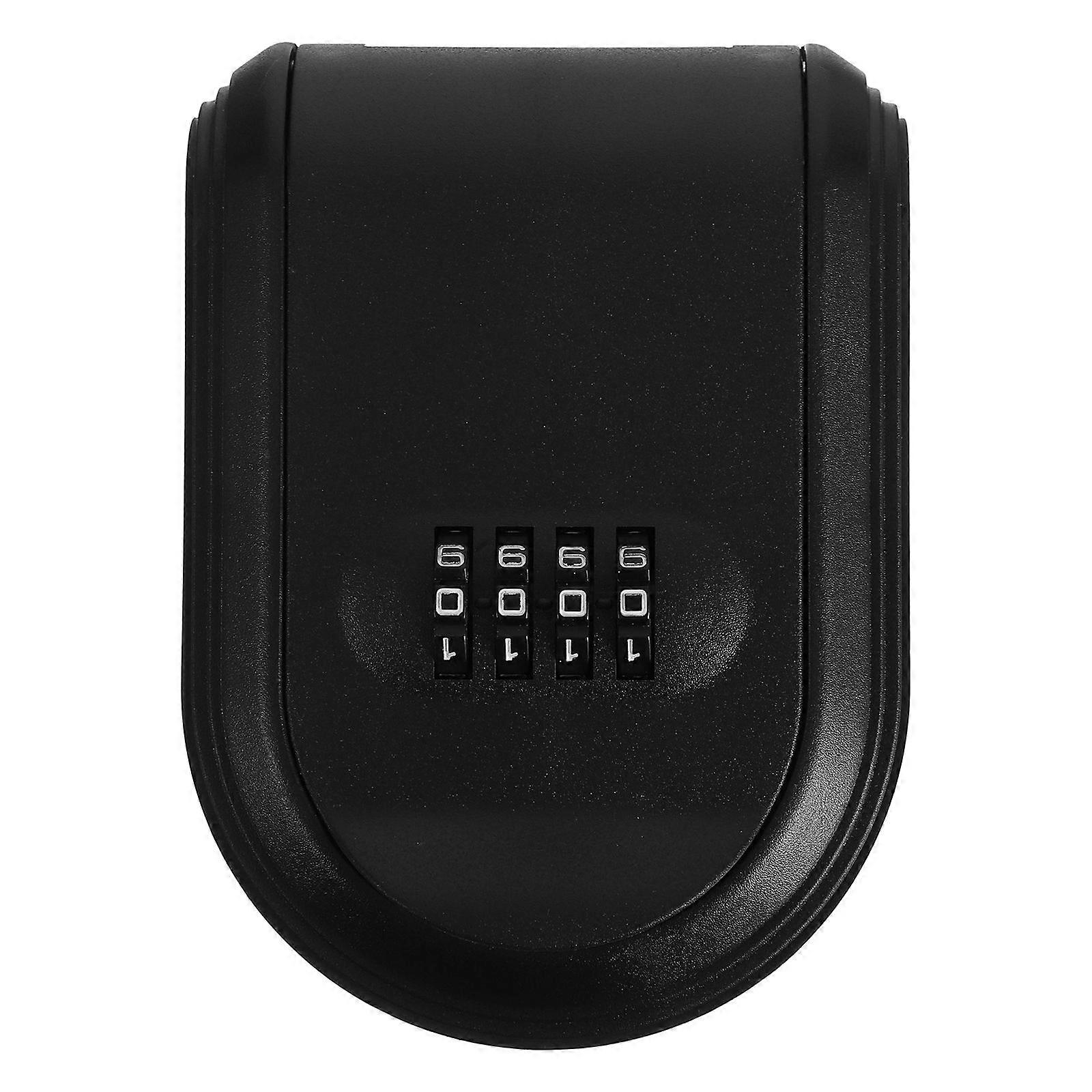 Wall Mounted Key Lock Box with Resettable Code Secure Key Storage Lock Box for Outdoor Use House Spare Keys Hide Storage Box