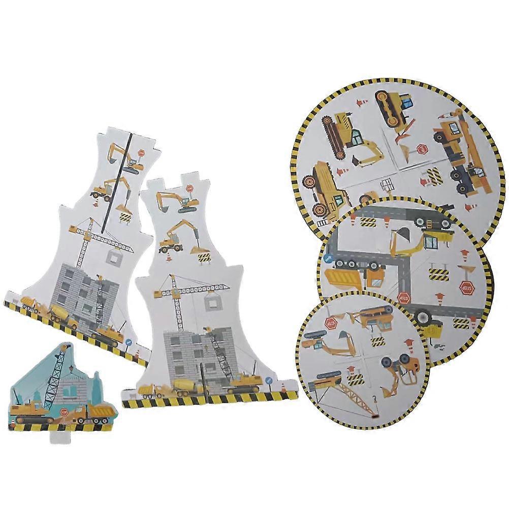 Egg Cake Stand for Baking with Three Layers Cartoon Design