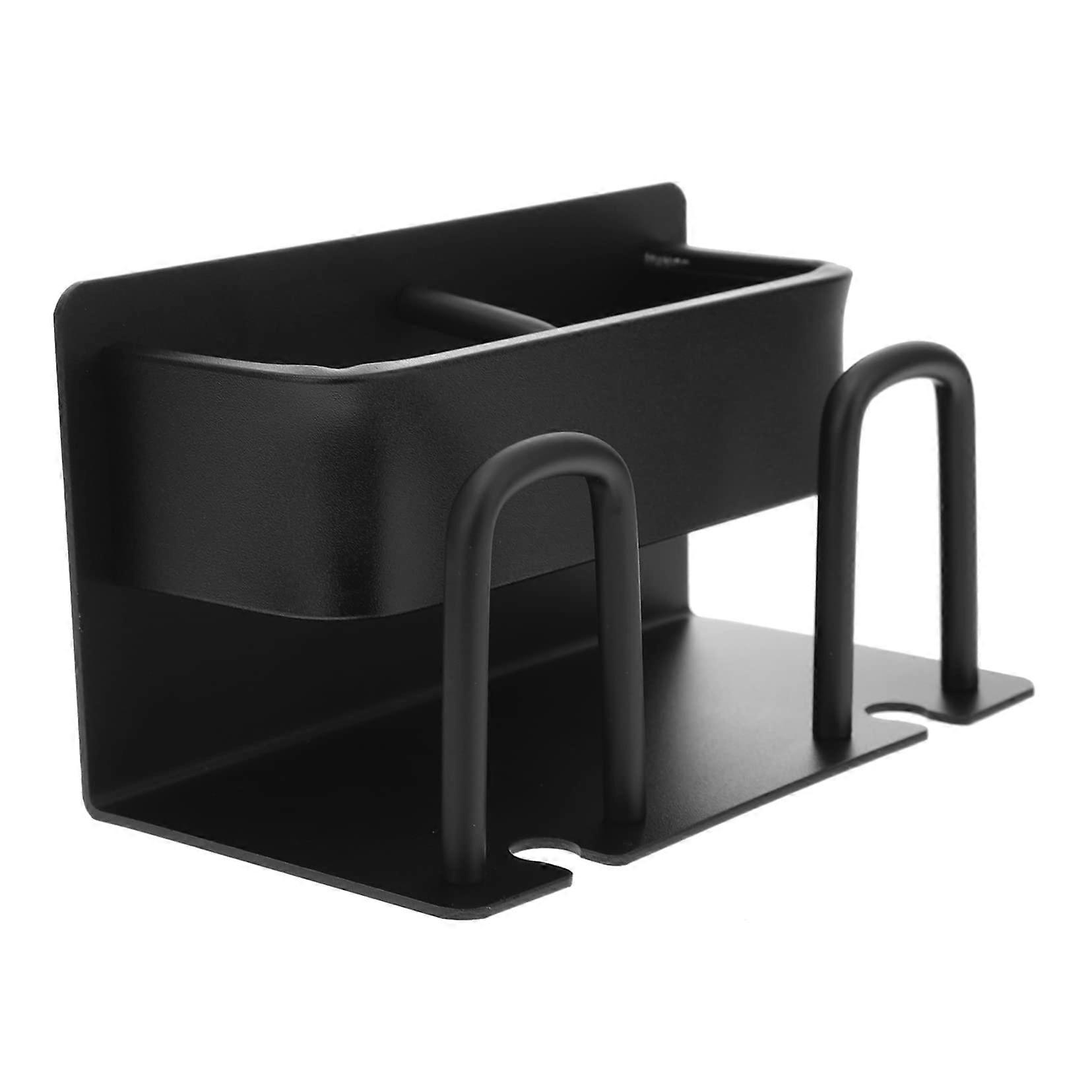 Wall Mounted Toothbrush Holder with Cup and Toothpaste Dispenser, Rustproof Aluminum Bathroom Organizer Ref: 7682