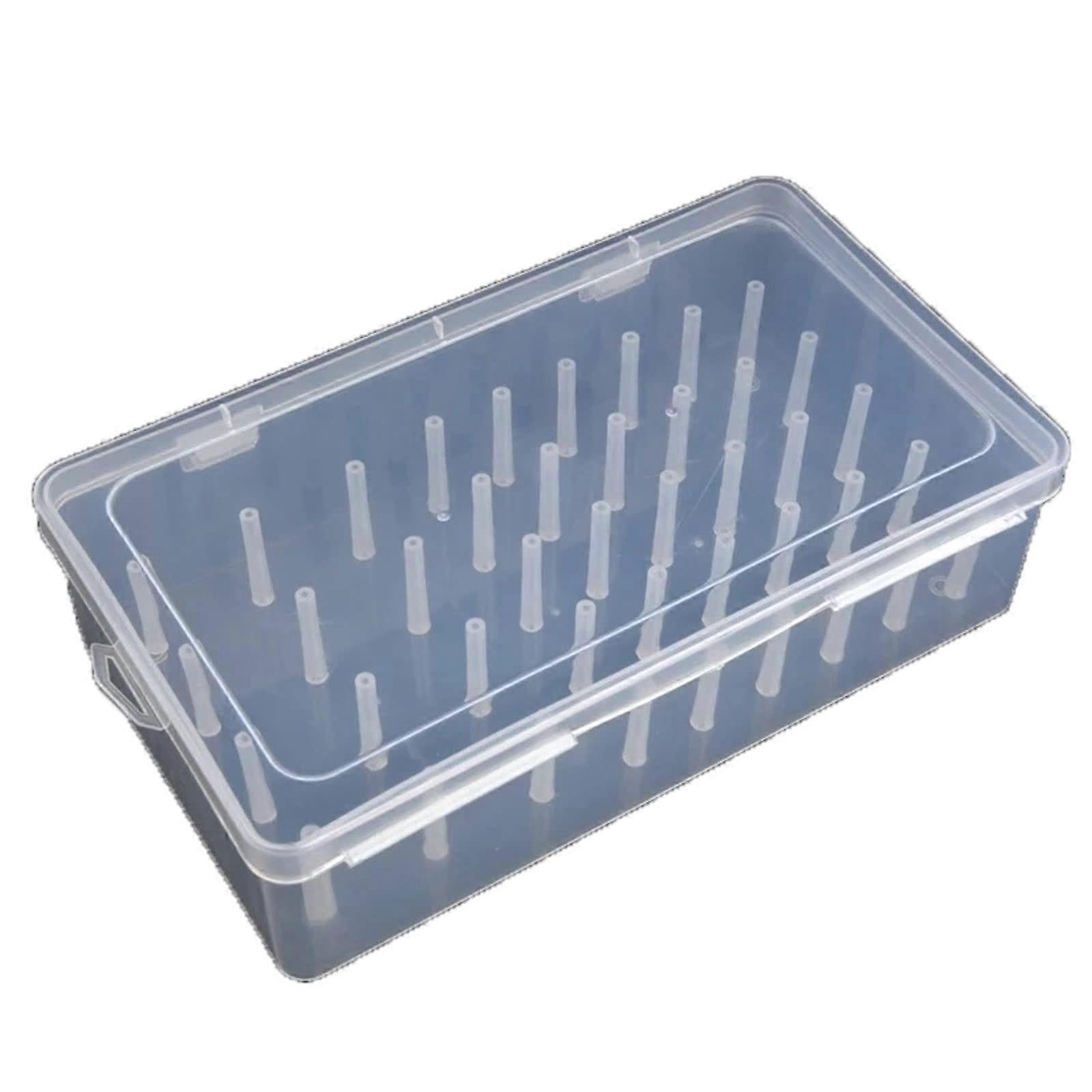 Tool Storage Box Sewing Thread Organizer with Clear Durable Case for Craft and DIY Supplies