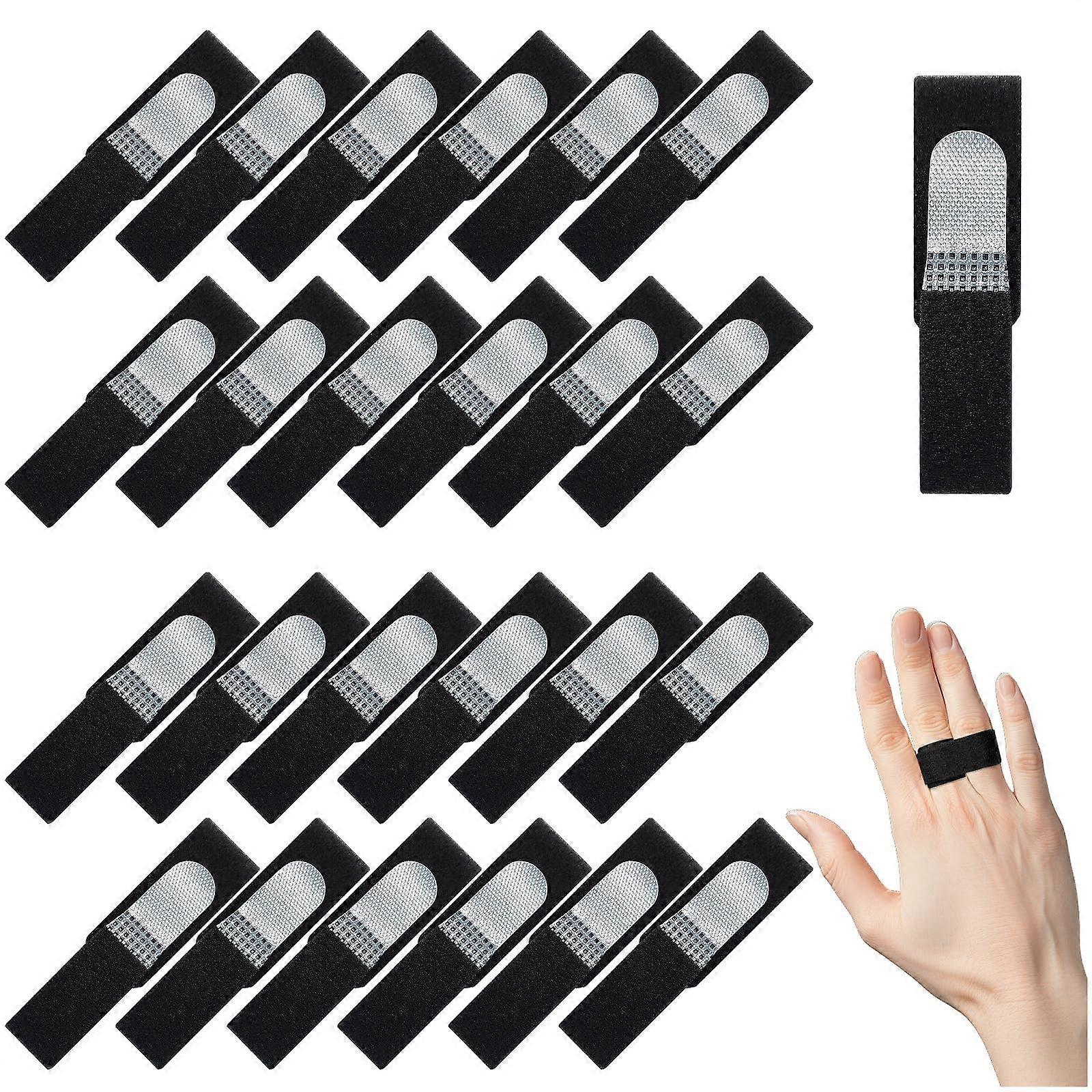 25Pcs Finger Straps with Comfortable Padding for Reusable Injured Finger Support