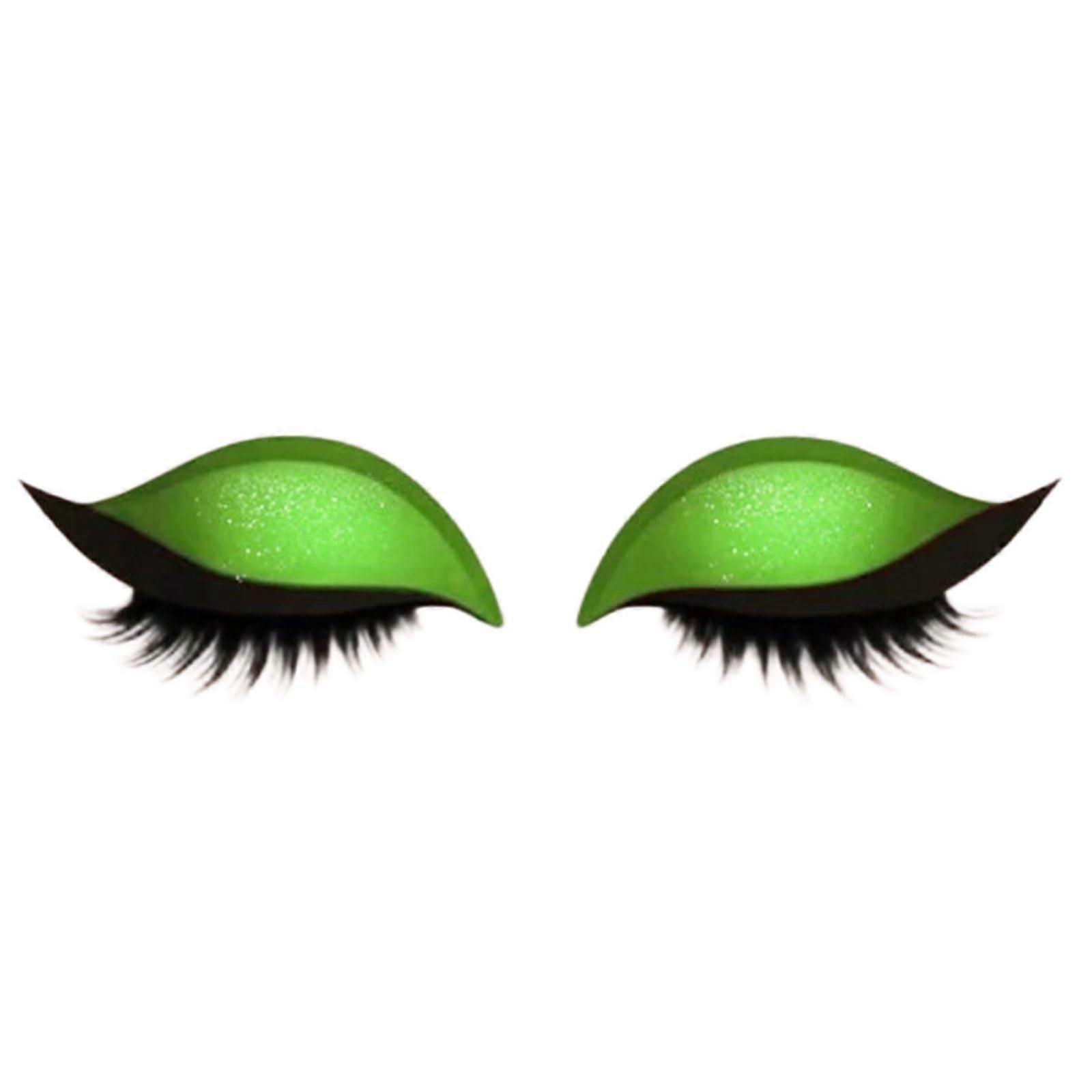 3in1 Eye Makeup Stickers with False Eyelashes and Eyeshadow, Waterproof Reusable Patch