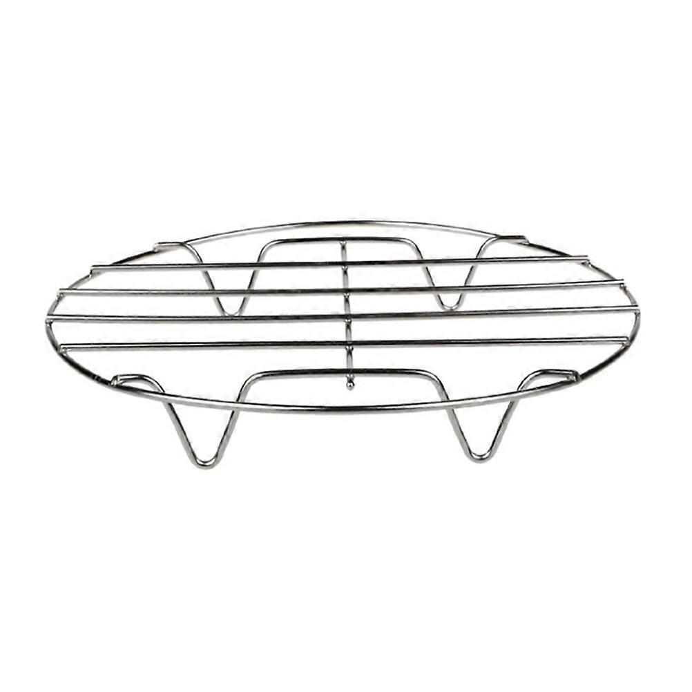 Cooking Use Steamer Rack Stand 3Pcs Stainless Steel Silver Kitchen