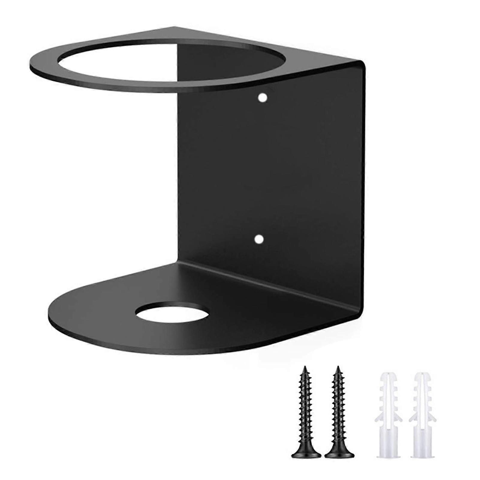 Spray Bottle Holder Wall Mounted Rustproof Metal Rack for Garage Paint Storage 1 Hole