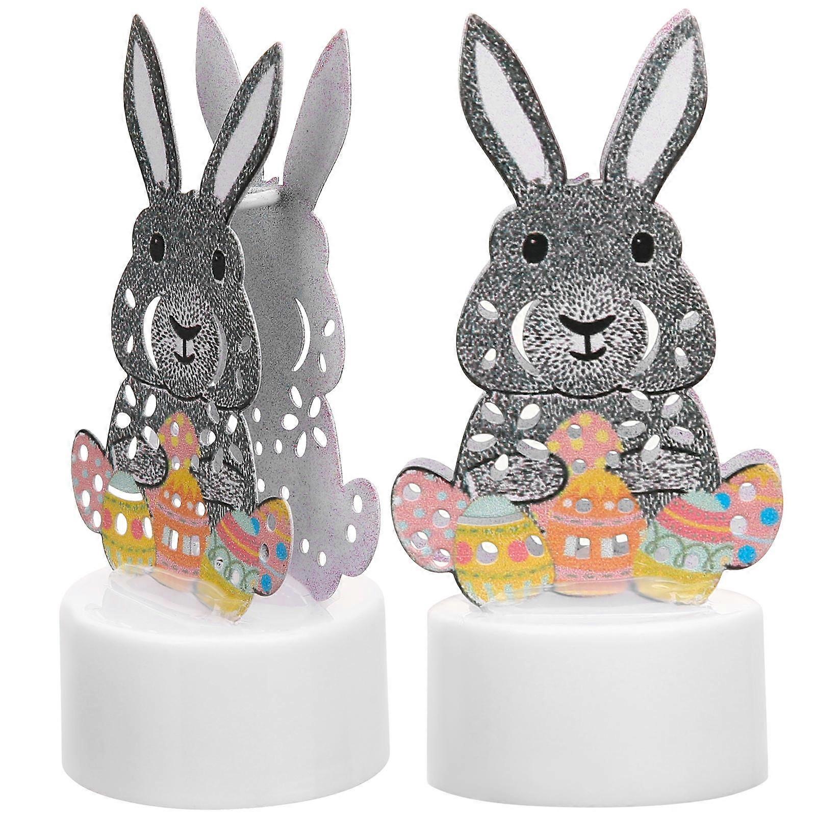 Easter Bunny Night Light Decorative LED Light for Home Party 10Pcs