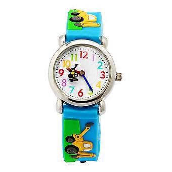 Kinderarmbanduhr mit Quarzwerk, wasserdicht, blau, 1 Stück, für Outdoor-Aktivitäten