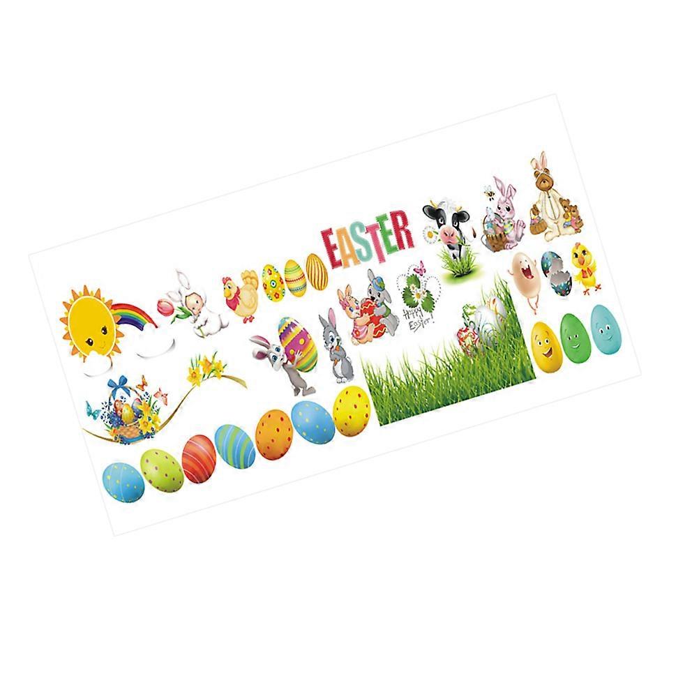 Easter Window Sticker Wall Sticker Decor for Home Decoration 1 Sheet