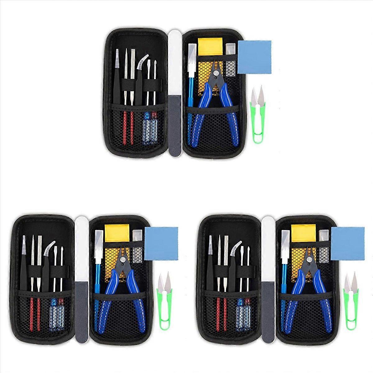 15 PCS Model Tools Kit Modeler Basic Tools Hobby Building