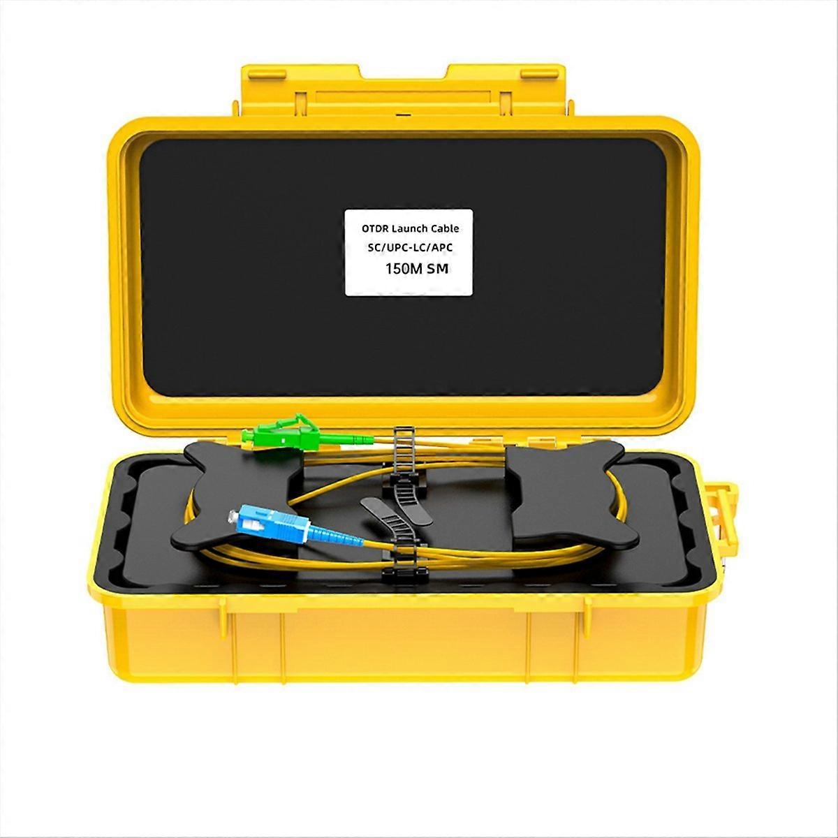 Fiber Optic OTDR Launch Cable Box Dead Spot Eliminator SC/UPC-LC/