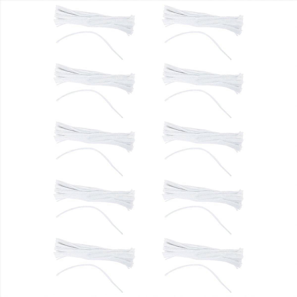 1000 Pcs 30cm Creation Pipe Cleaners, White