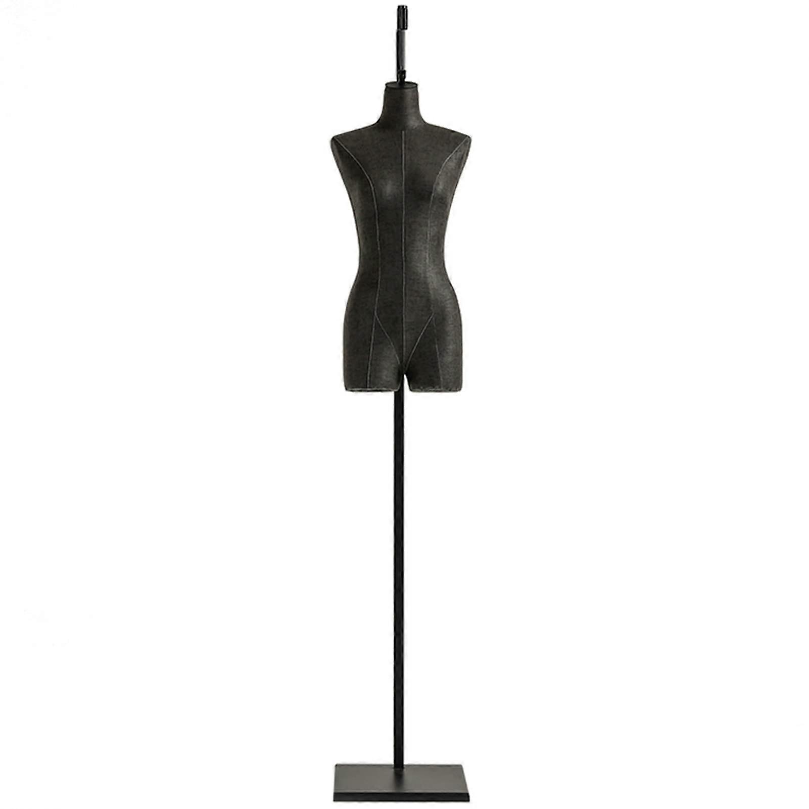 Mannequin Display Stand Black Armless Hanging Half Body for  Window SpaceSaving Durable