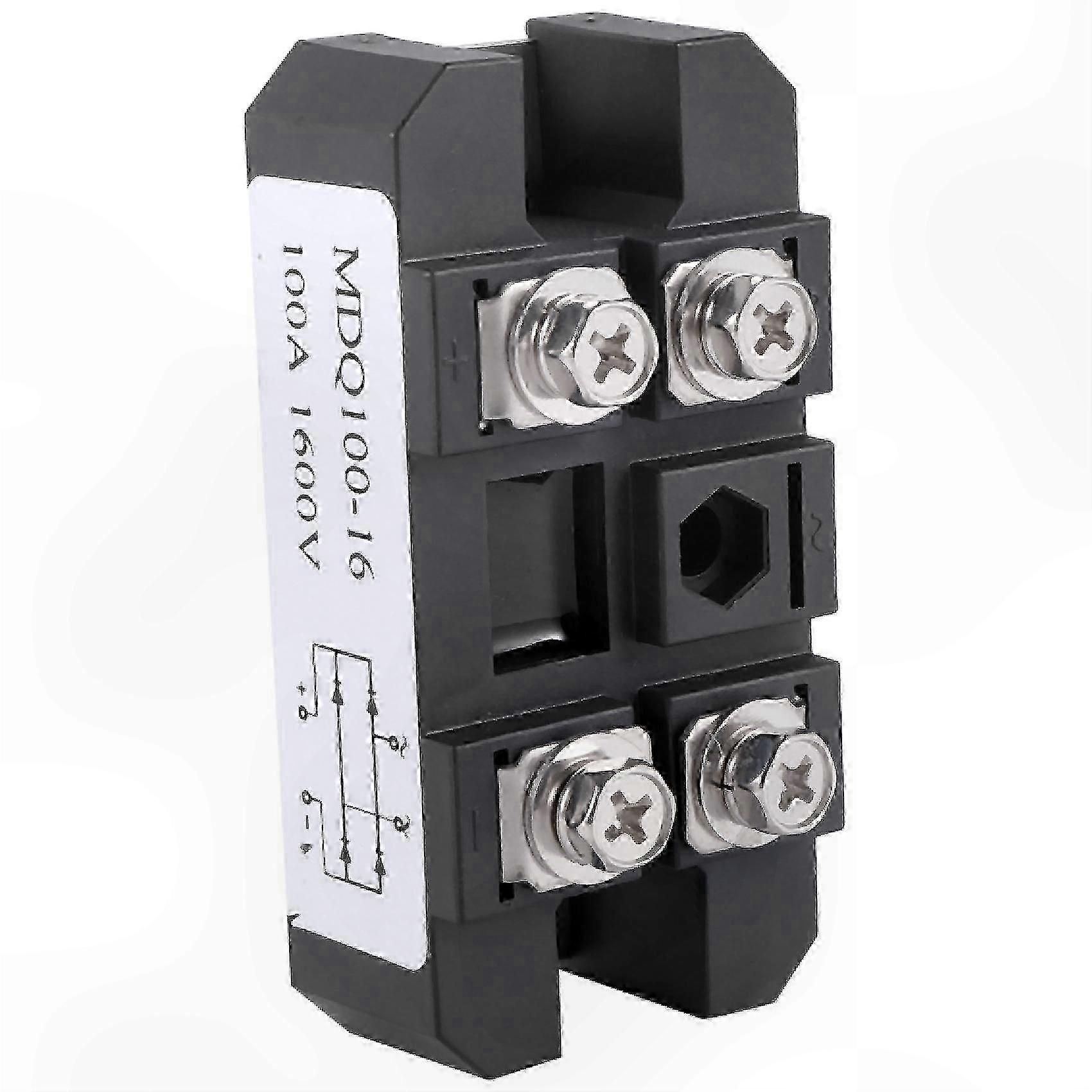 100A 1600V Single Phase Black Diode Bridge Rectifier for Power Conversion Solutions