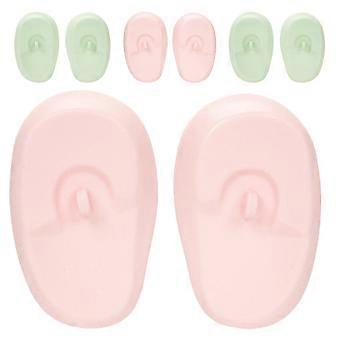 4 Pairs Reusable Silicone Ear Caps For Hair Dyeing Heat Protection Ear Covers For Hair Dryer Ear Protectors For Salon And Home Use