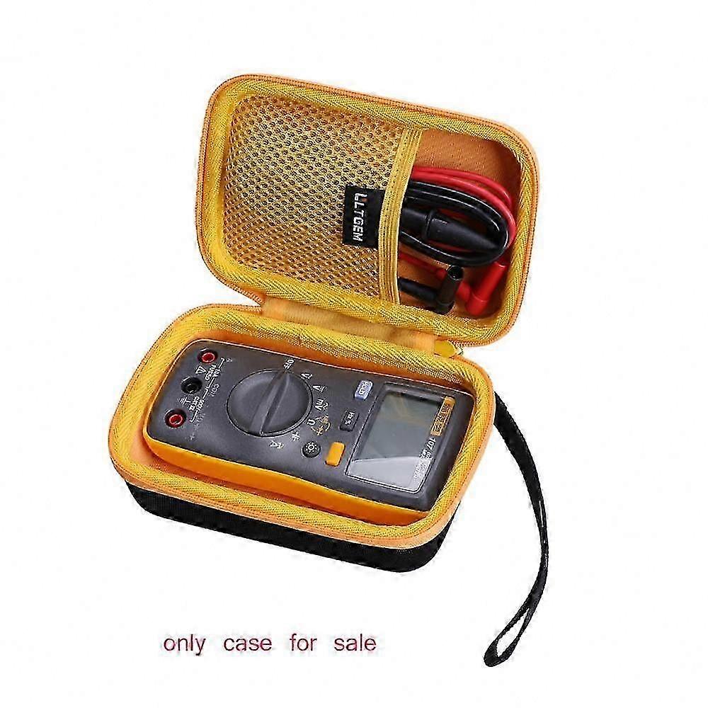 Gray EVA Protective Case for AC/DC Digital Multimeter, Compatible with 107 Handheld Models