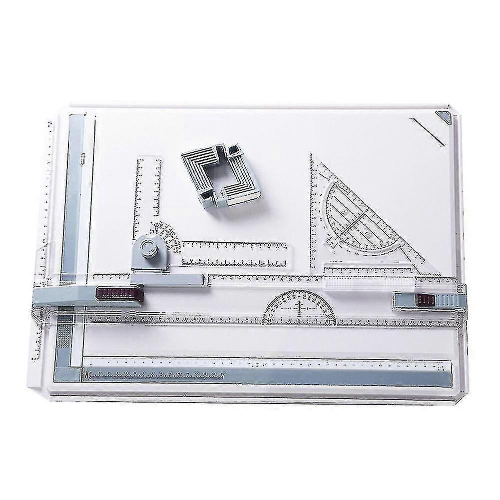 A3 Drafting Table with Parallel Motion and Angle Measuring System, Drawing Board for Design