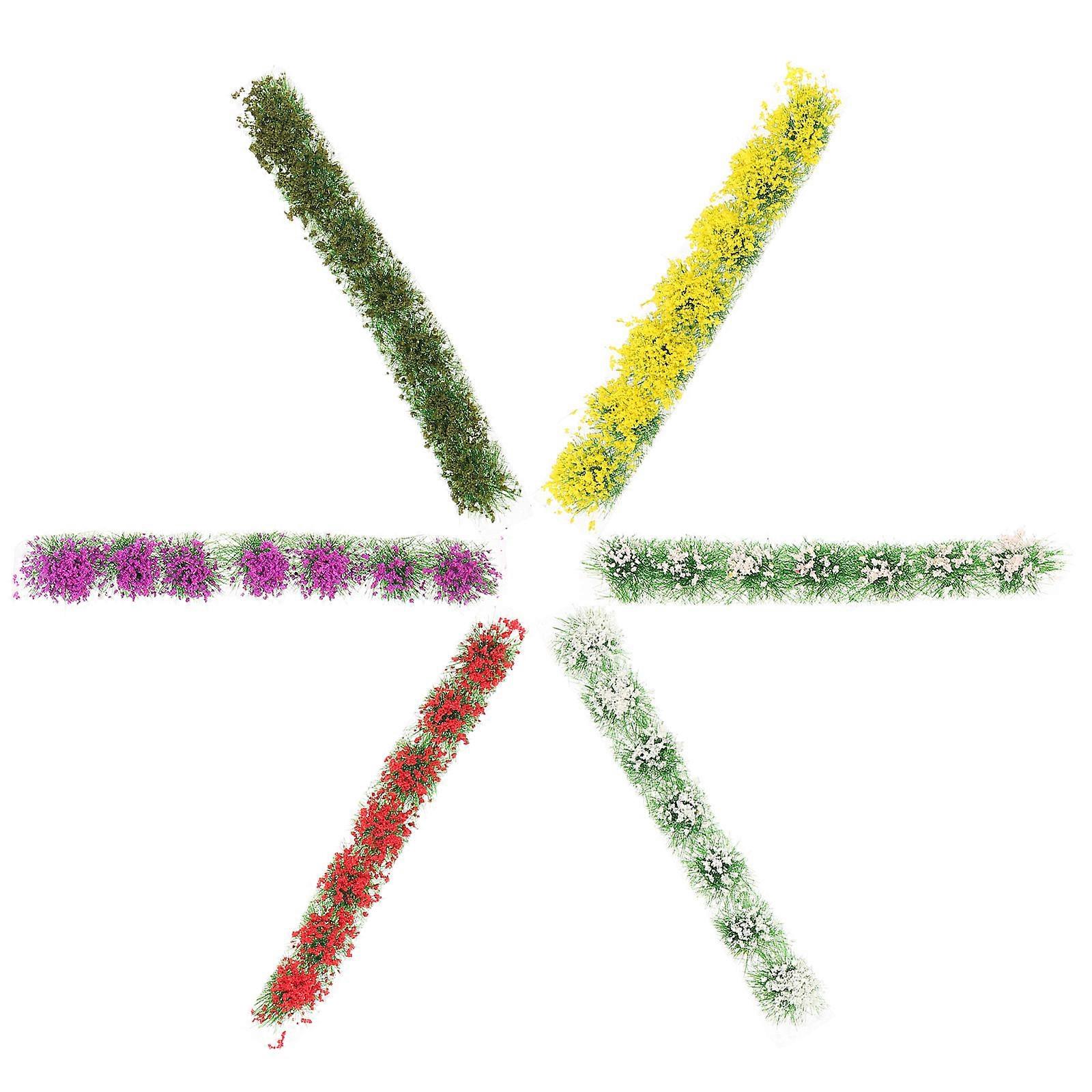 Simulation Flower Cluster for DIY Decoration 6 Boxes Resin Material