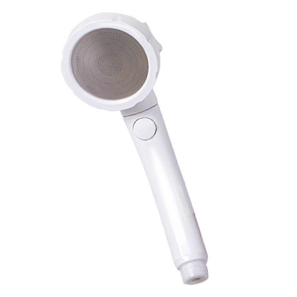 Hand Held Showerhead White ABS for Showering Adjustable Three Mode Sprayer
