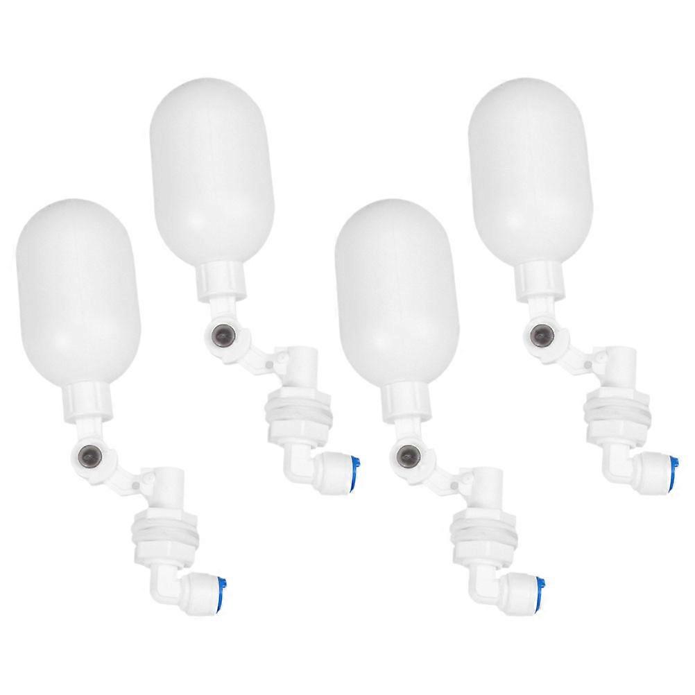 Water Level Controller Float Valve for Aquarium Use 4Pcs Plastic Automatic Valve
