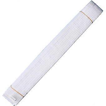 Taekwondo Farbige Ranggürtel Baumwolle Kampfsport Judo Karate TKD Aikido Uniformgürtel Kinder Erwachsene Weiß Länge-110"/280cm (Erwachsenengröße)