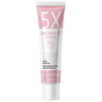 5x Niacinamide lippenmasker, ultra hydraterende lippenbalsem voor droge lippen, 20 g