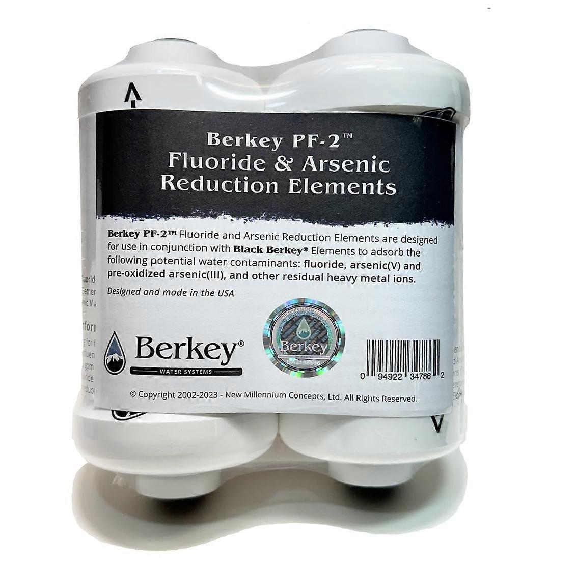 Berkey PF-2 Fluoride and Arsenic Reduction Elements (Set of 2 Elements)