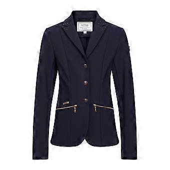 Kids LeMieux Horsehealth Lemieux Brilliance Junior Pro Show Jacket - Navy Blue