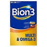 Bion3 multi & omega-3 30 tablets and 30 capsules